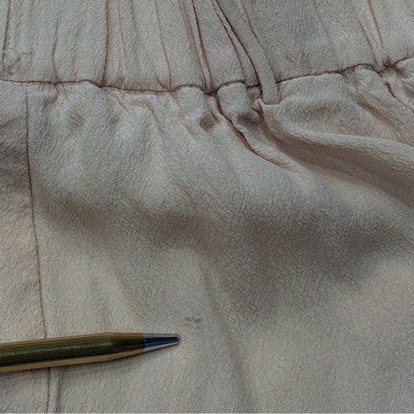 Wilfred Pants Women XS Pink High Rise Crepe Wide Leg Belted 32” Crop Length - Picture 10 of 10